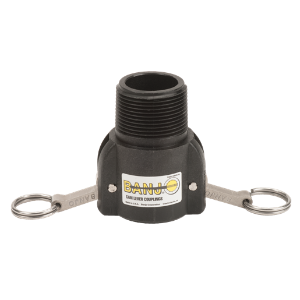 1" Female Coupler X 1¼" Male Thread Poly Cam Lever Coupling