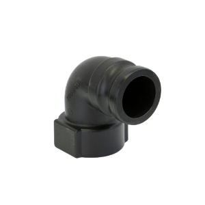 2" 90° Male Adapter X 2" Female Thread Poly Cam Lever Coupling