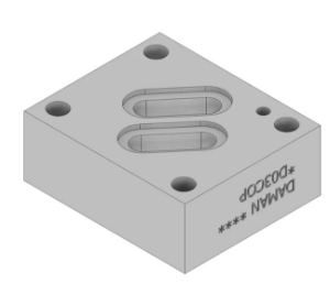 Daman Aluminum Crossover Cover Plate