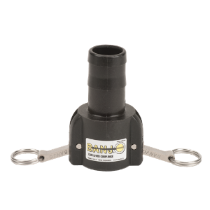 1" Female Coupler X 1¼" Hose Shank Poly Cam Lever Coupling